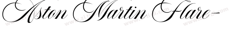 Aston Martin Flare字体转换